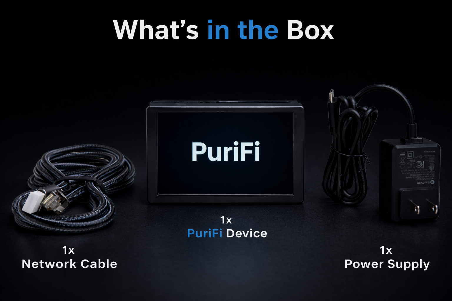 PuriFi device unboxed